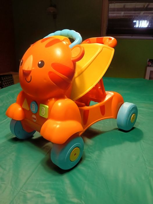 Chodzik Jeździk Pchacz Tygrys nauka FISHER PRICE