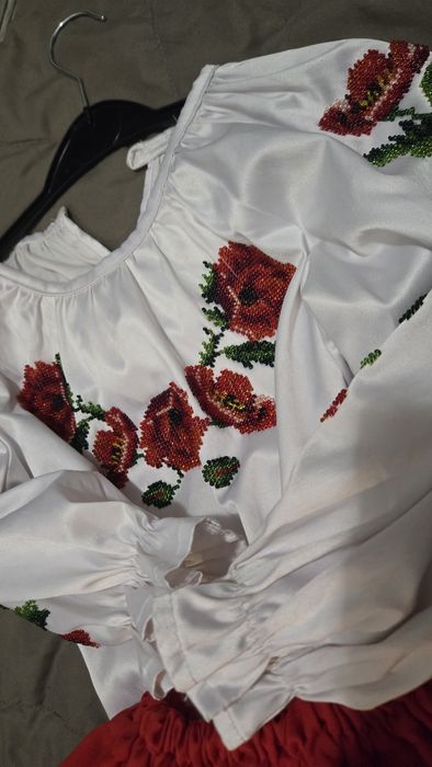 Вишиванка бісером юбка одяг в українському стилі
