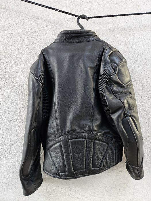Casaco motard em couro