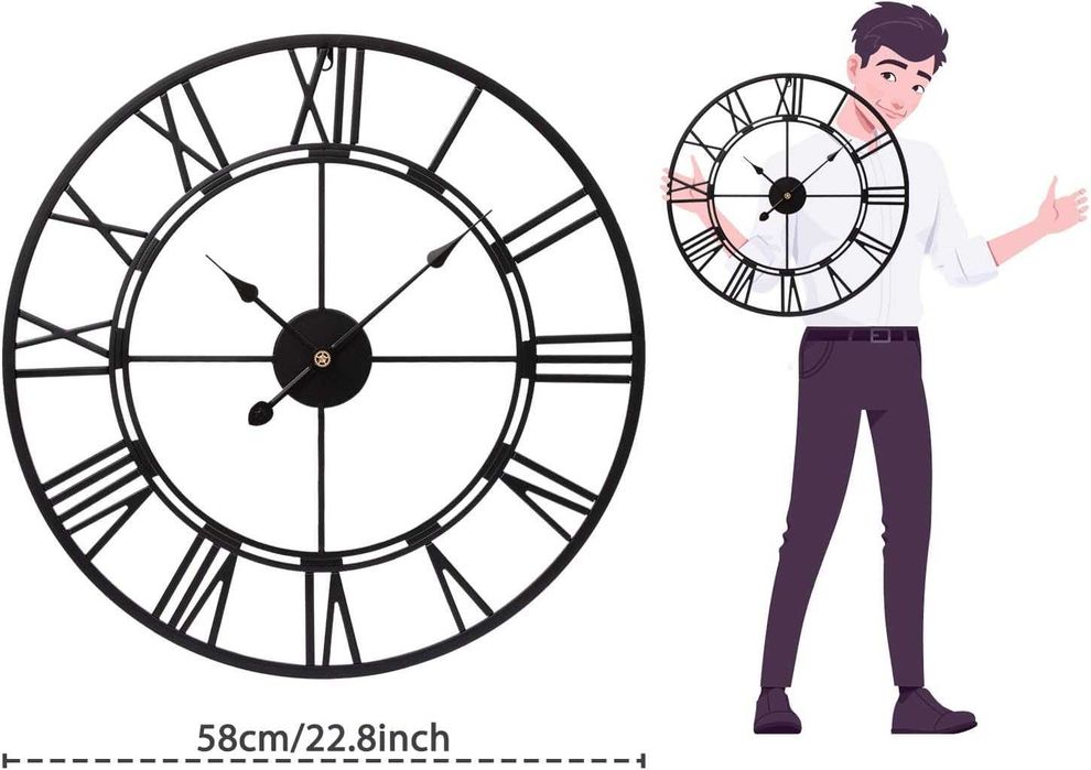 Zegar ścienny Warminn 58cm