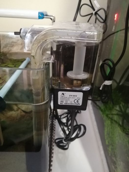 Filtro cascata com skimmer