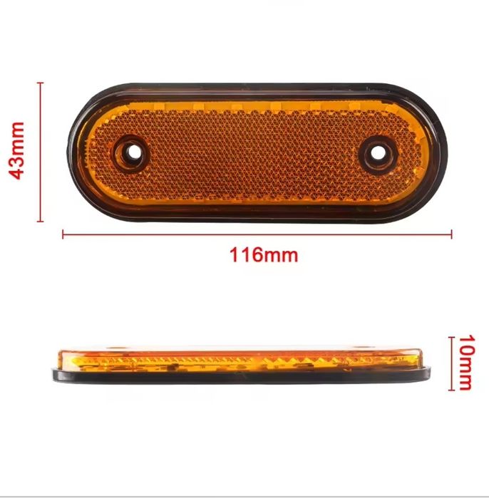 Габаритные огни для грузовиков 12-24V, прицепов, габариты фуры, дхо