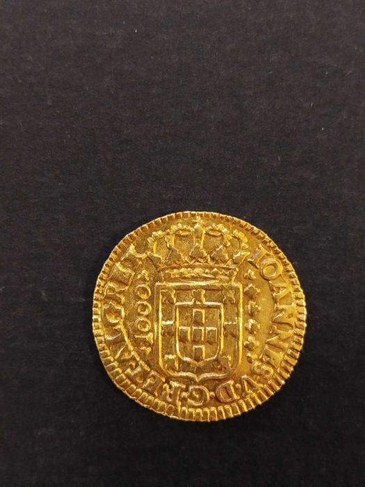 1733 - D. João V -  Quartinho - 1000 Reis - Ouro