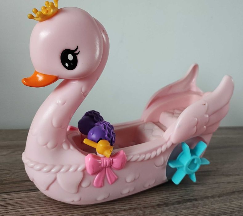 My little pony Pinkie Pie's śpiewajacy łabędź łódź