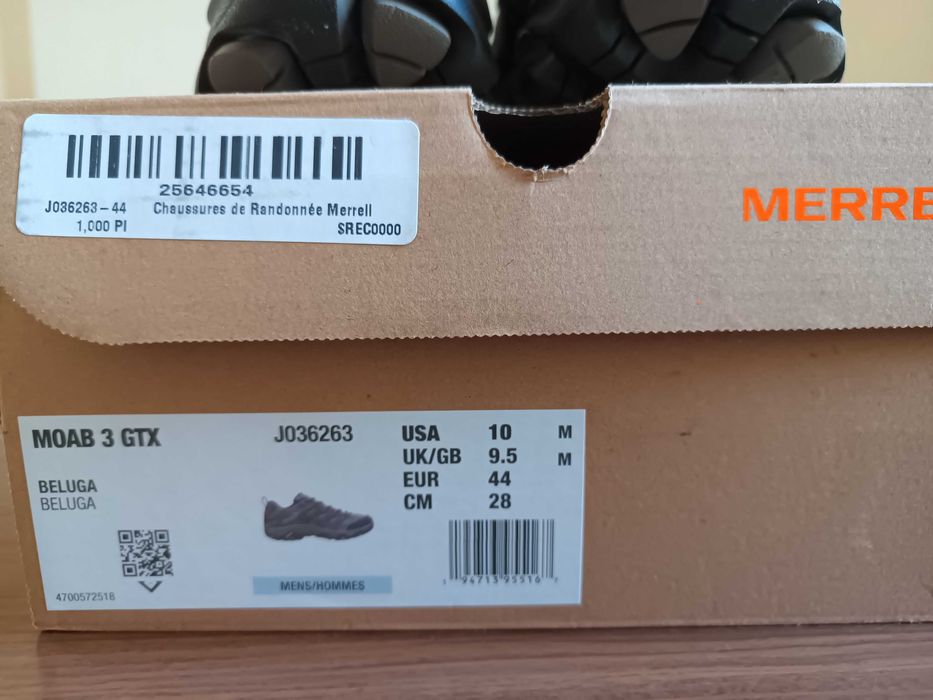 Ténis sapatos sapatilhas de caminhada Merrell Moab 3 Gore-Tex