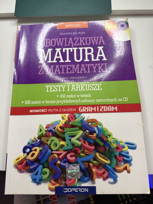 Obowiązkowa matura z matematyki – Operon (450 testów / 600 arkuszy)