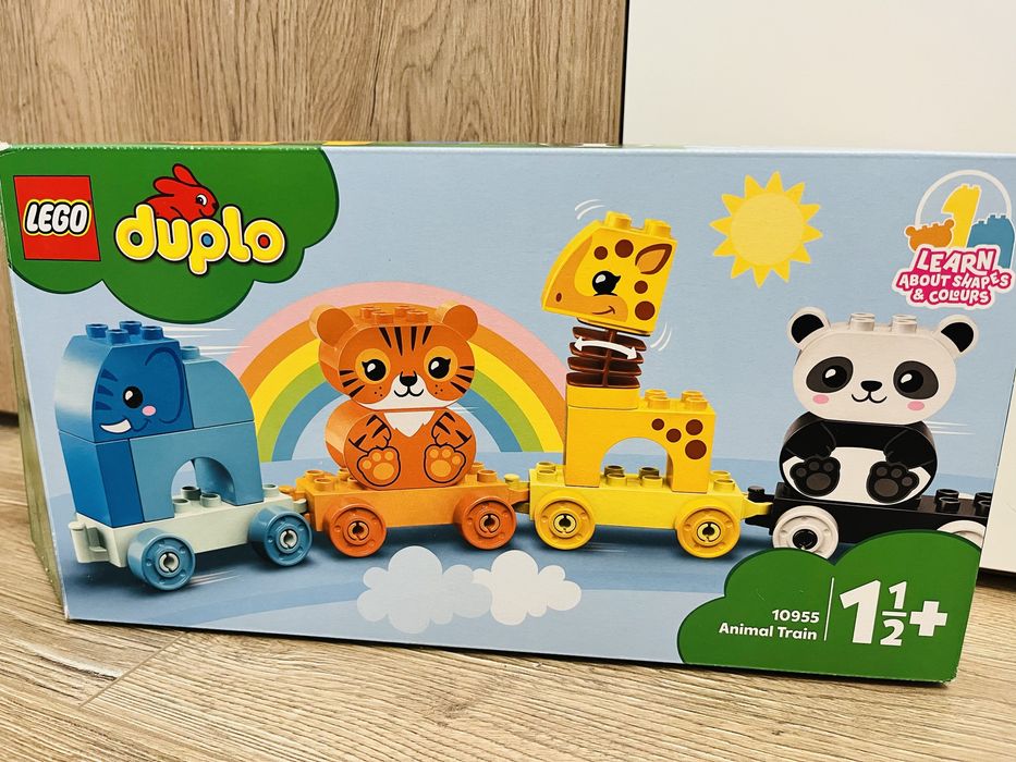 Lego duplo потяг з тваринами