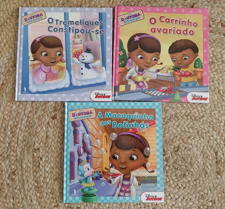 Livros Doutora Brinquedos, Docinho de morango e Camila