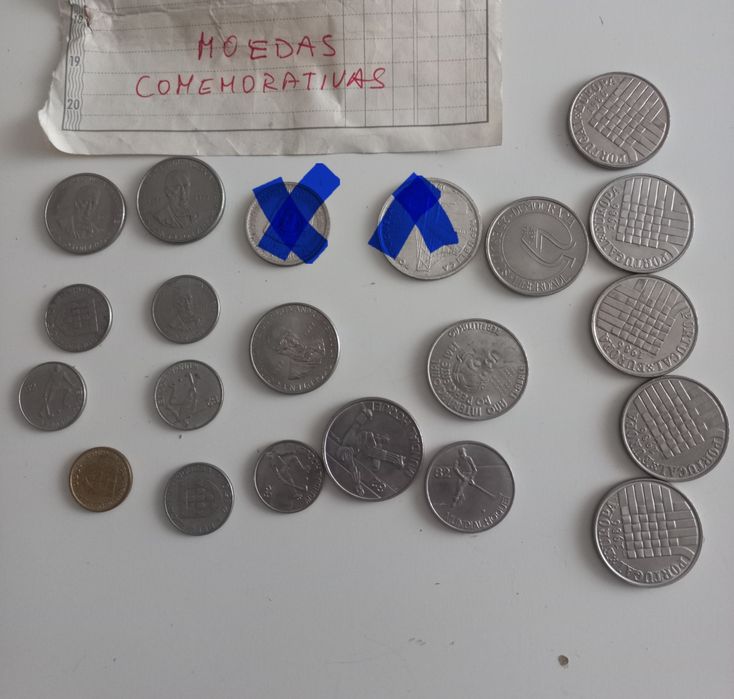 Moedas de escudo, comemorativas