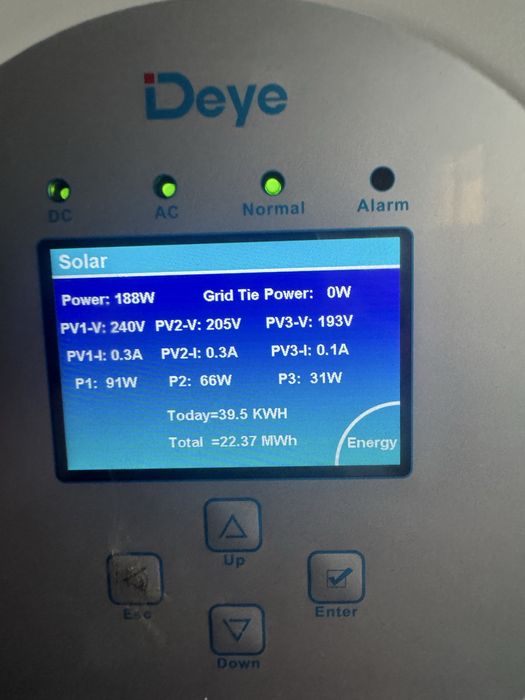 Продам гібридний однофазний інвертер Deye 10 кВт