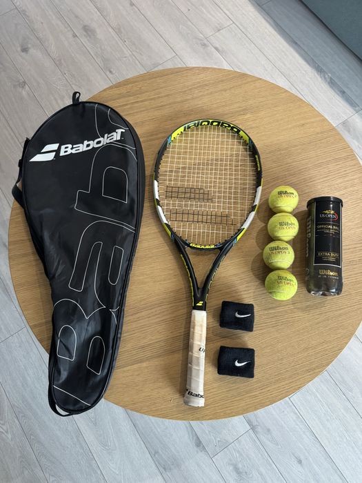 Rakieta Babolat R-Drive z pokrowcem i dodatkami