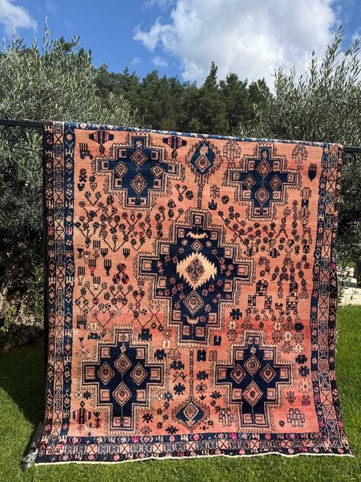 Dywan Perski Vintage Ręcznie Tkany Iran Hamadan 210x190 galeria 10 tys