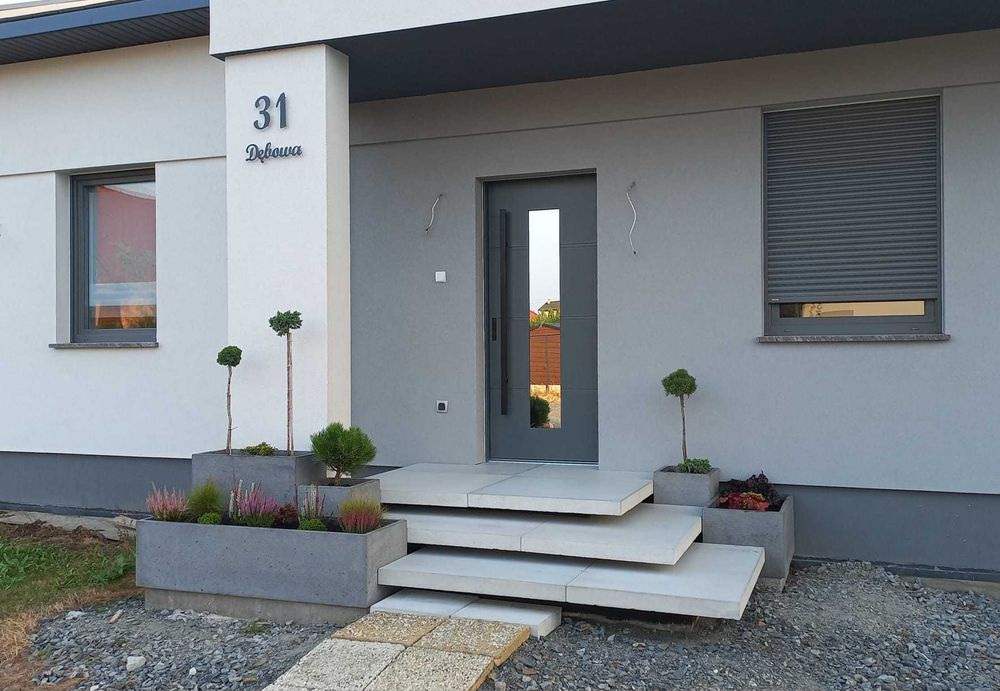 Schody lewitujące, kaskadowe , beton architektoniczny, duże formaty