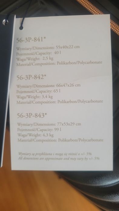Wittchen duża walizka z kuferkiem nowa!