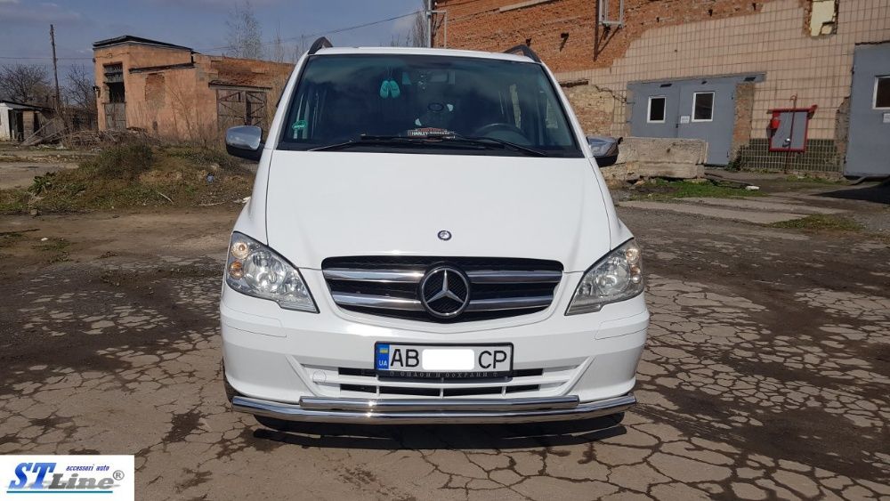 Боковые Пороги=Трубы=Кенгурятник для =Mercedes Вито= 2004-2014
