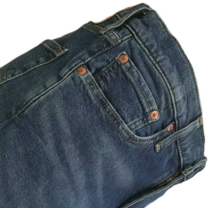 Nowe jeansy męskie Levi's Skinny Taper oryginalne Levis Flex rozmiar W33/L30