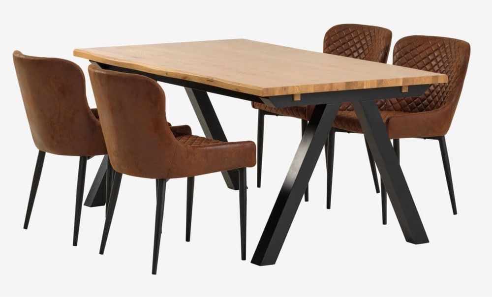 Nova em caixa - Mesa de jantar madeira Sandby 2,10x1m