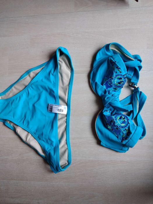 ekstra Strój kąpielowy turkusowy R.40/80A B.P.C Okazja