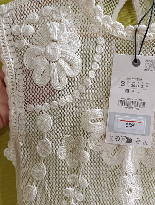 Сукня,плаття з вишивкою  Zara