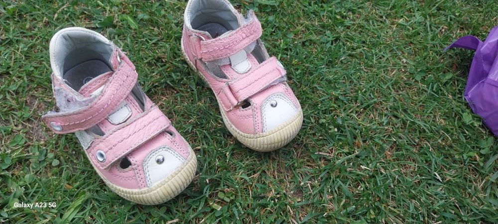 Buty buciki rozmiar 19 skóra piękne