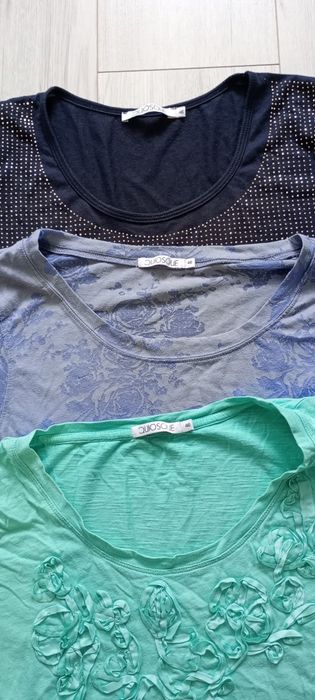 Zestaw 3 szt bluzek quiosque 46 xl 42