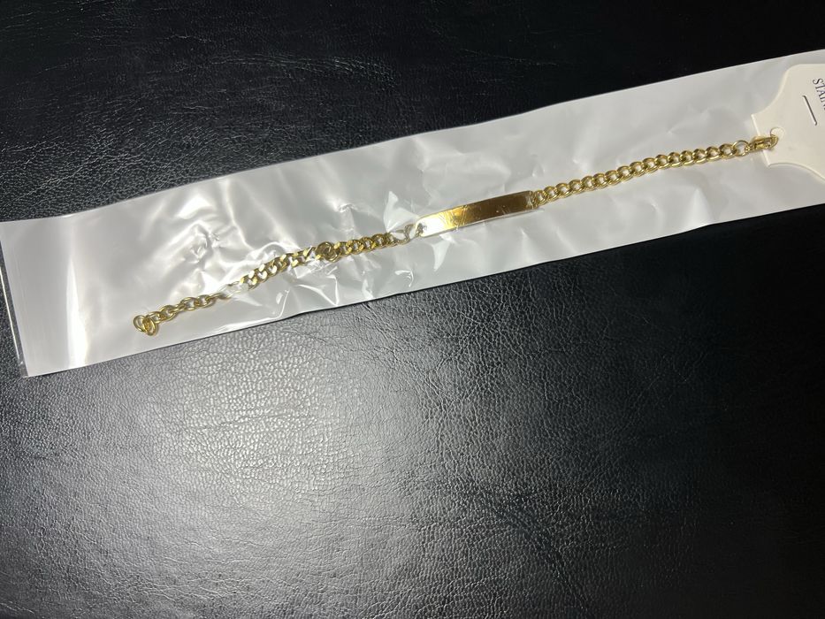 Pulseira banhada em ouro