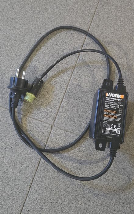 Zasilacz Worx WA3750.1 38W 

Sprawna 100%, testowana.