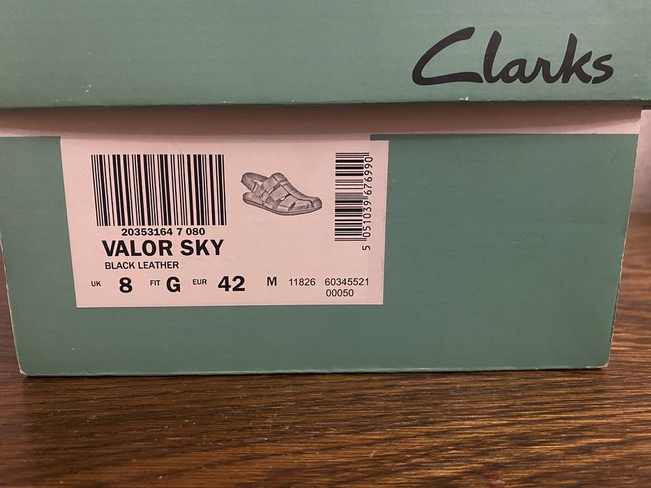Мужские сандали, натуральная кожа Clarks