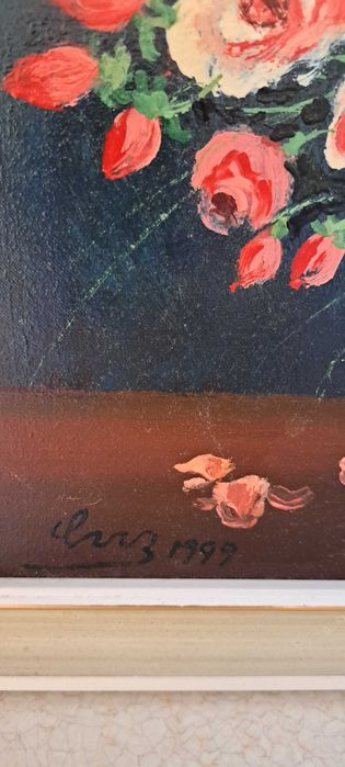 2 obrazy olejne na płótnie