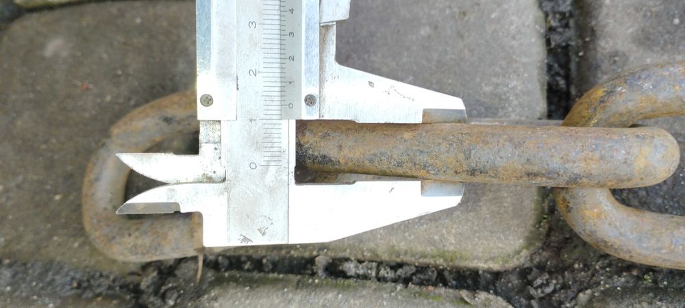 Łańcuch  stalowy 13 mm np zabezpieczenie roweru , motoru itp , 170 cm