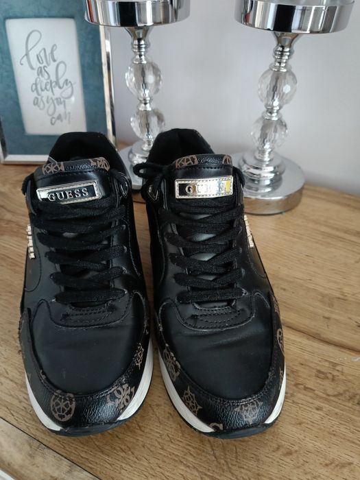 Buty Guess moxea 40 czarne sneakersy