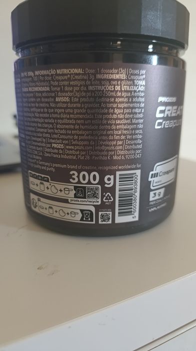 Creatina Creapure 300g Prozis