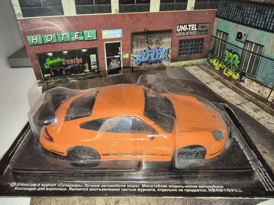 Масштабна модель авто для колекціонерів Porsche 911 GT 3. Deagostini 1/43