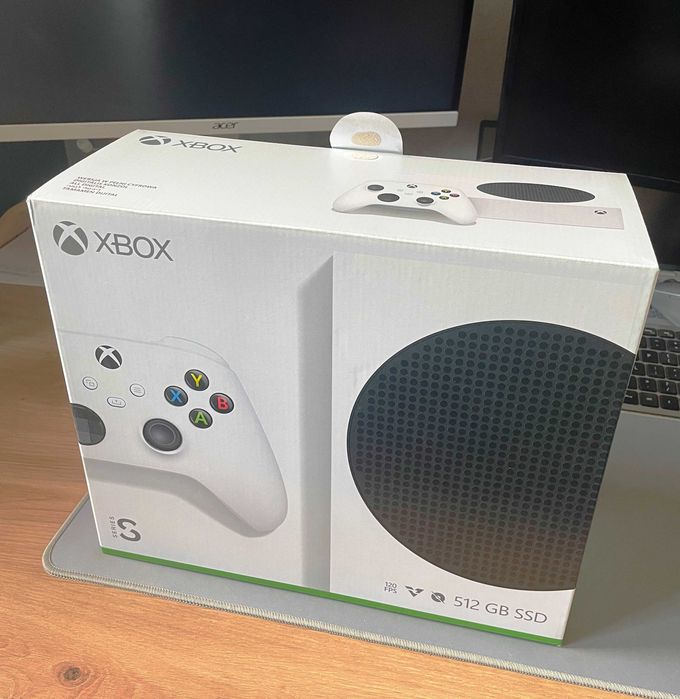 Konsola Xbox Series S 512 GB + pad – pełen komplet, paragon, stan idealny