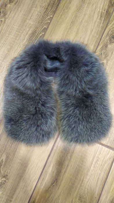 Шапка женская с воротником песец