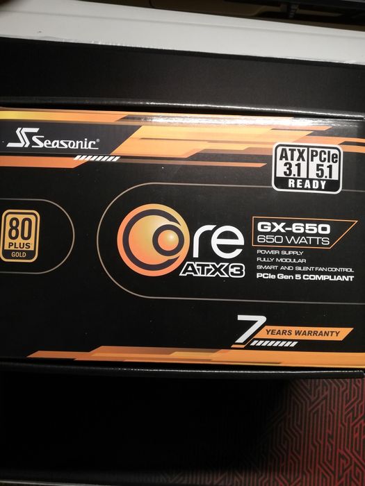 Fonte de alimentação Seasonic GX6500w