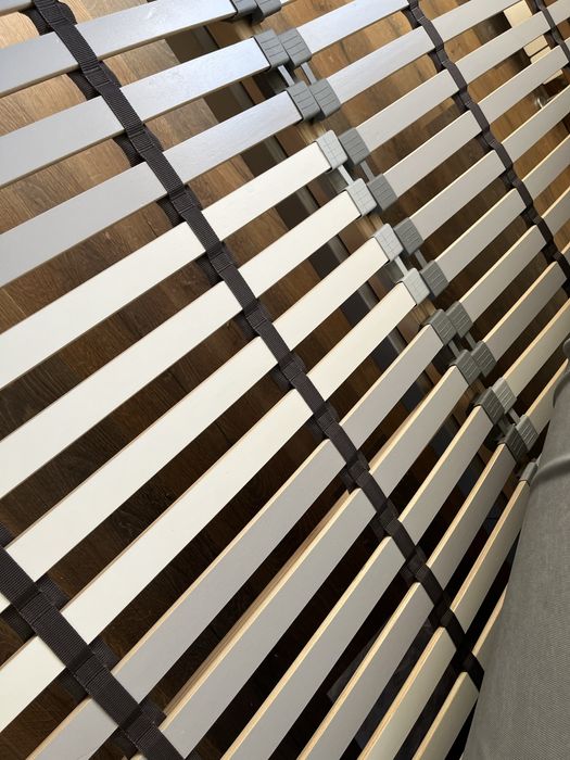 Cama IDANAS 160x200 + 2 Estrados LONSET + Colchao