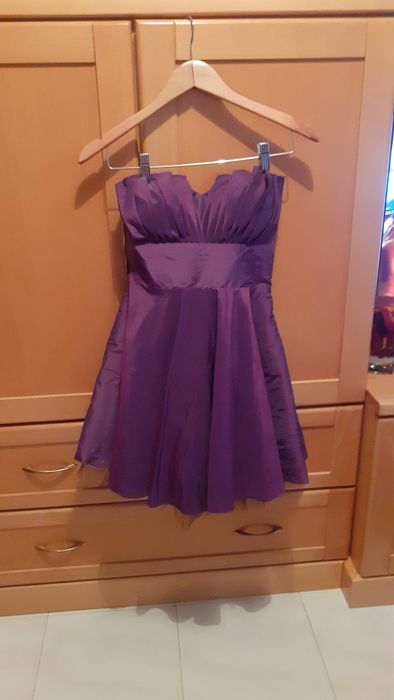 Vestido de Cerimónia Roxo C/ jaqueta  ( C/ Novo  )