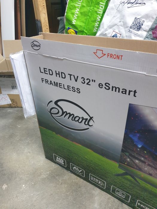 Televisão Led hd 32  frameless smart
