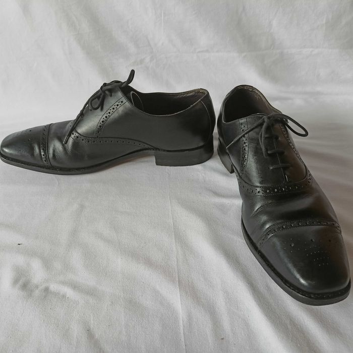 Barker England roz. 45,5 cm /UK 11G/ - dł. wkł. 30,5 cm- 3 x skóra