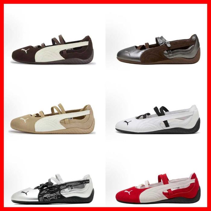 КРАЩА ЯКІСТЬ‼️ Балетки Puma Speedcat Ballet / Puma Speedcat Ballet Mary Jane / Puma Ballet / Пума Спідкет Балет / Пума Балетки / ПРЕМІУМ / 36-42