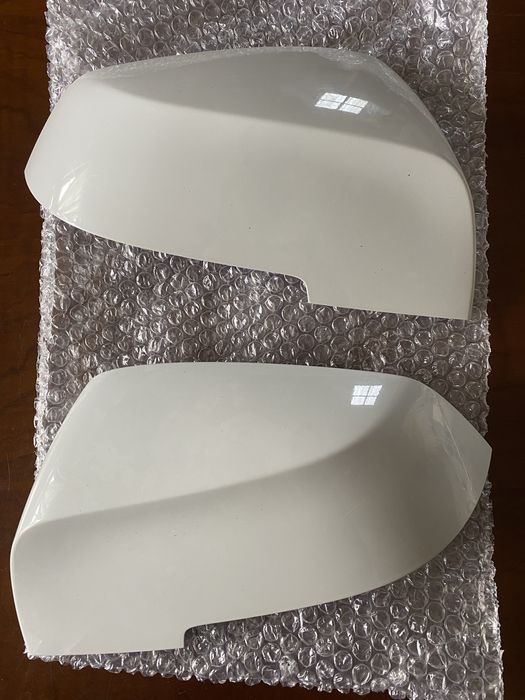 Capa espelho retrovisor BMW Série 1 Branco e Preto