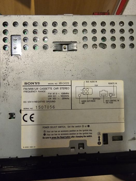 Auto-rádio Sony XR-C4120