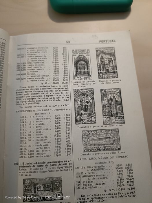 Catálogo de selos