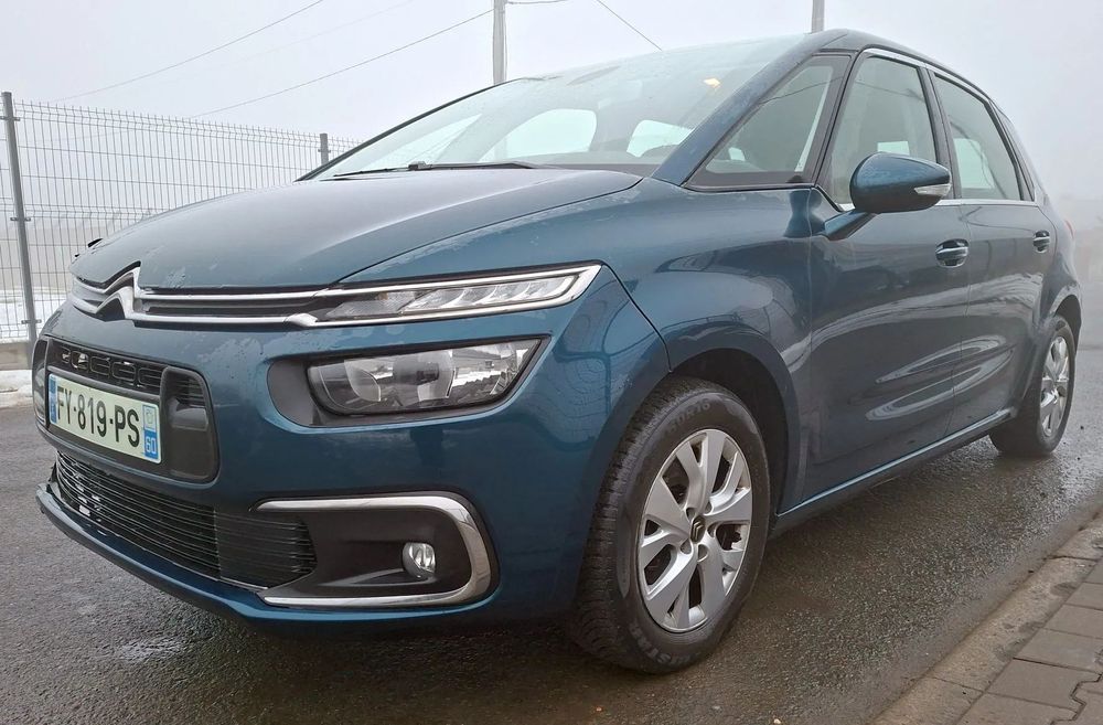 Citroën C4 SpaceTourer 1.5 bHDI 130KM Automat 8biegów Kamera GPS Hak ALU16 Przebieg! Serwis!