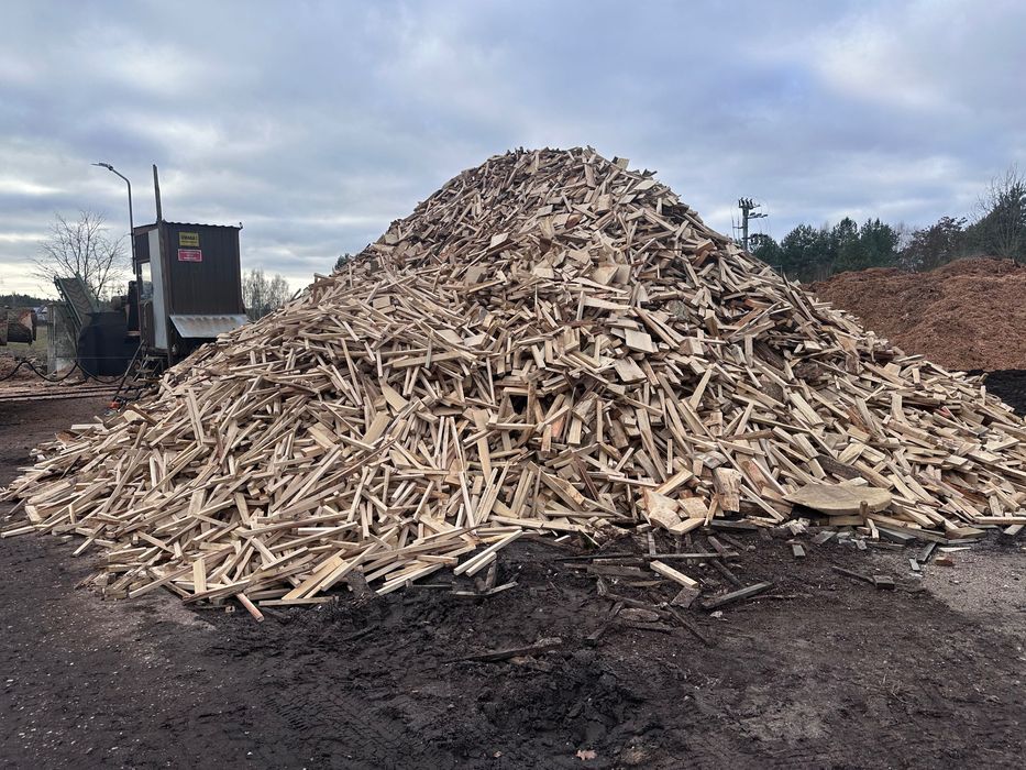 Tani opał dębowy, drewno opałowe - dąb wywrotka 6mp prosto z tartaku