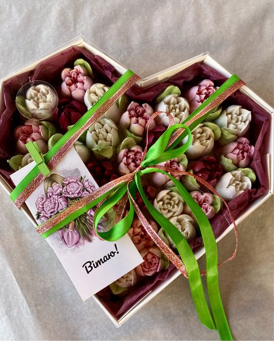 Зефірні квіти та букети! Декор на торти із зефіру! До дня МАТУСІ!