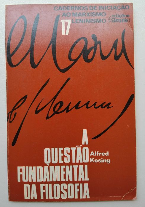 A questão fundamental da filosofia de Alfred Kosing