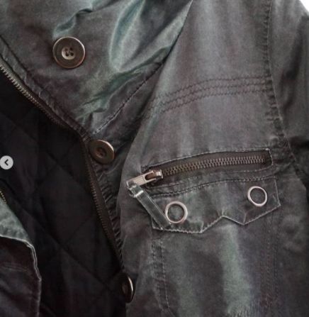 Casaco de Mulher M cinzento impermeavel