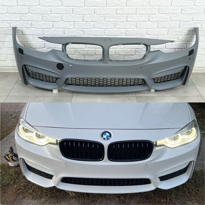 Бампер BMW F30 бампер M3 стиль БМВ Ф30 Ф31 передний в сборе 3 серия
